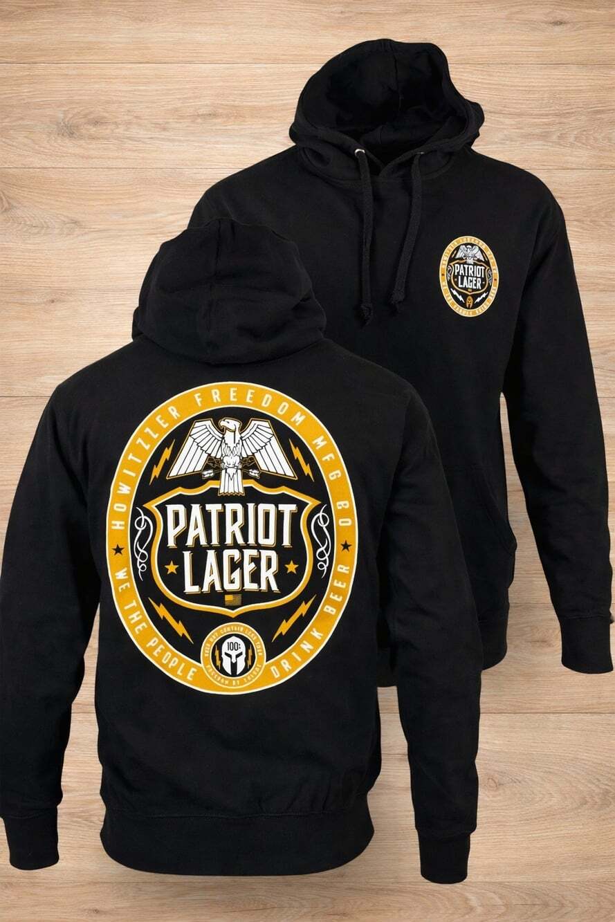 Howitzer Style Men's Hooded Sweatshirt Lager Military Grunt MFG Medium New CR70